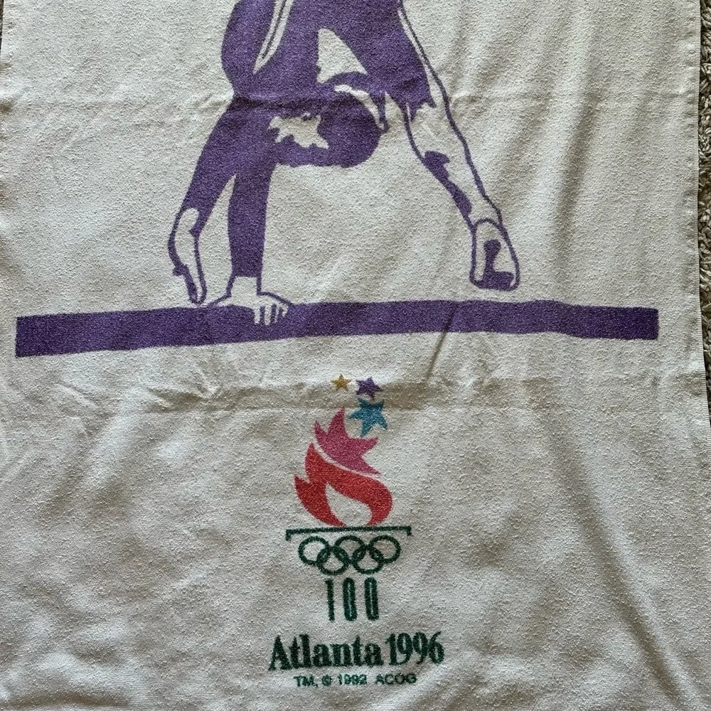 Cannon Olympic Games Collection 52”x30” 1996 Atlanta Olympics‎ Gymnastics Towel